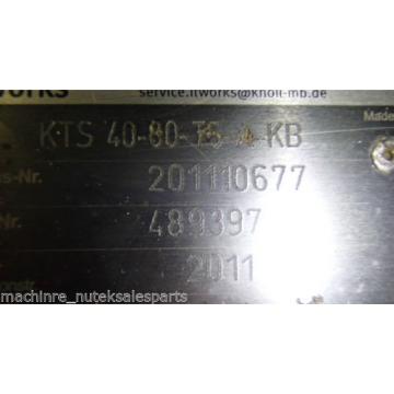 Knoll Machine/Siemens Hydraulic Pump KTS40-80-T5-A-KB _ KTS4080T5AKB _ 489397