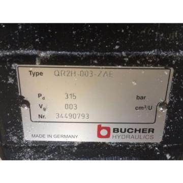 NEW BUCHER QR2H-003-ZAE HYDRAULIC MOTOR/PUMP,BOXBR