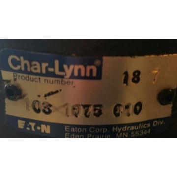 103-1075-010, Charlynn Hydraulic S Series Motor, 93 cm3/rev, 5.7 in3/rev