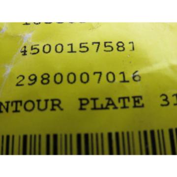Milton Roy 2980-007-016 Pump SS Contour Plate 2.5&#034; OD X 0.115&#034; Thick