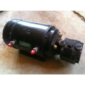 Prestolite 12- Volt DC VDC Motor / Barnes hydraulic pump
