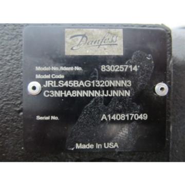 Danfoss 83025714, Series 45 Axial Piston Open Circuit Hydraulic Pump