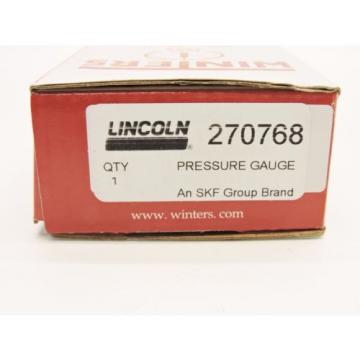 Lincoln 270768 Pressure Gauge Winters For Use With: LINCOLN CENTROMATIC New
