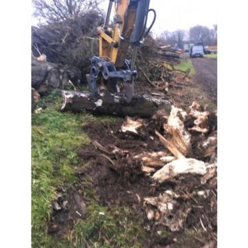 13 Ton Excavator Tree Stump Shear - Root Shear Root Harvester  CAT JCB KOMATSU