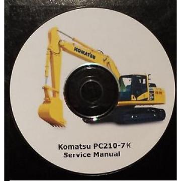 KOMATSU PC210-7K EXCAVATOR SERVICE MANUAL ON CD *FREE POSTAGE*