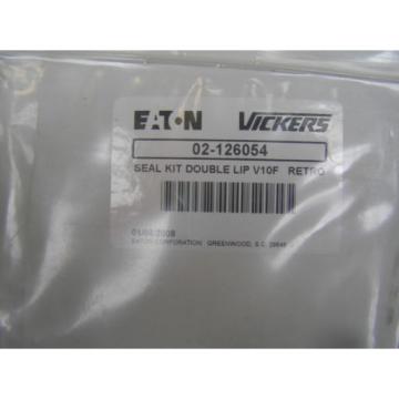 VICKERS POWER STEERING PUMP EATON SEAL KIT 02-126054 DOUBLE LIP V10F RETRO Origin