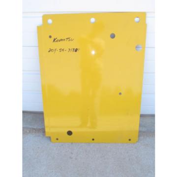 Komatsu Steel Cover Panel excavator yellow #20Y 54 71881 (G4)