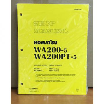 Komatsu WA200-5H, WA200PT-5H Wheel Loader Shop Service Repair Manual