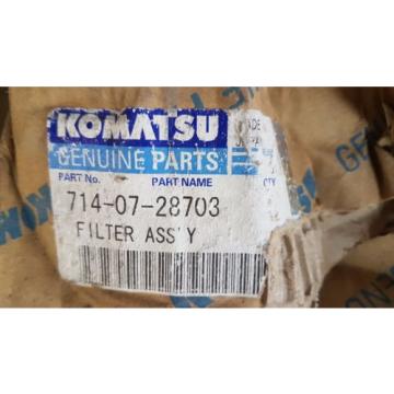 New Komatsu Filter Ass&#039;y 714-07-28703 / 7140728703 Japan