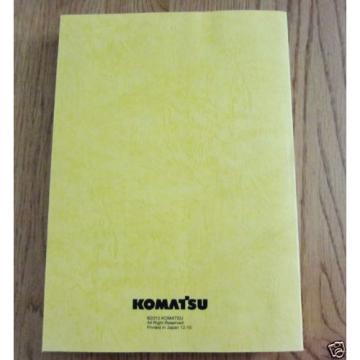 KOMATSU HYDRAULIC EXCAVATOR PC138USLC-11 PARTS BOOK SERIAL NUMB 50001 AND UP