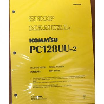 Komatsu Service PC128UU-2 Shop Manual Book NEW