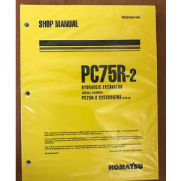 Komatsu Service PC75R-2 Excavator Shop Manual NEW #1