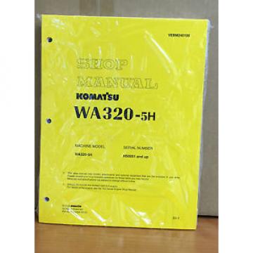 Komatsu WA320-5H Wheel Loader Shop Service Repair Manual (H50051 &amp; up)