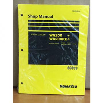 Komatsu WA200-6, WA200PZ-6 Wheel Loader Shop Service Repair Manual
