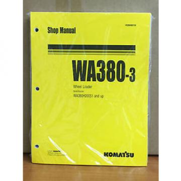 Komatsu WA380-3 Wheel Loader Shop Service Repair Manual (WA380H20051 &amp; up)