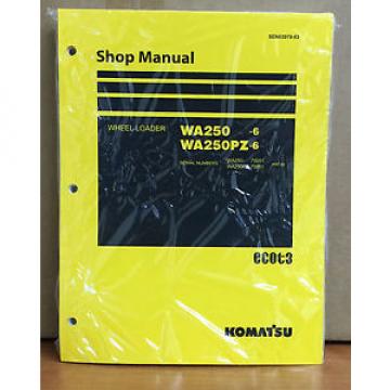 Komatsu WA250-6, WA250PZ-6 Wheel Loader Shop Service Repair Manual