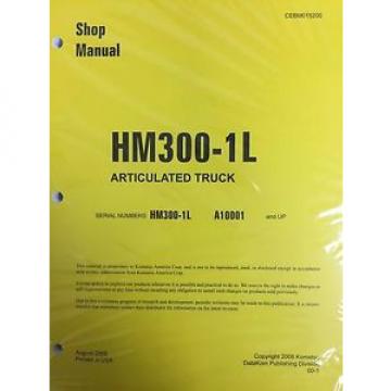 Komatsu HM300-1L Shop Service Manual Articulated Dump Truck