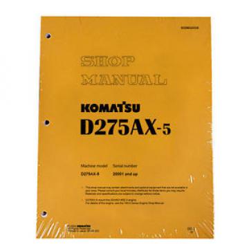 Komatsu D275AX-5 Service Repair Workshop Printed Manual