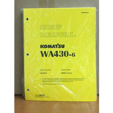 Komatsu WA430-6 Wheel Loader Shop Service Repair Manual