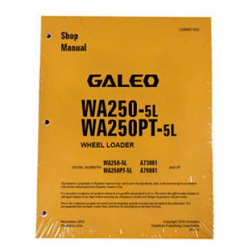 Komatsu WA250-5L, WA250PT-5L Service Repair Manual