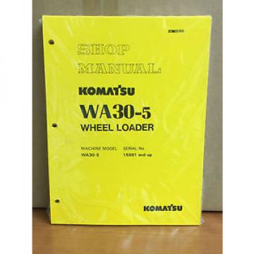 Komatsu WA30-5  Wheel Loader Shop Service Repair Manual