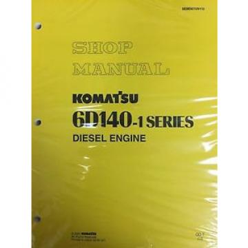 Komatsu 6D140-1  Series Engine Factory Shop Service Repair Manual