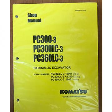 KOMATSU PC300-3 PC300LC-3 PC360LC-3 Excavator Shop Manual / Repair Service