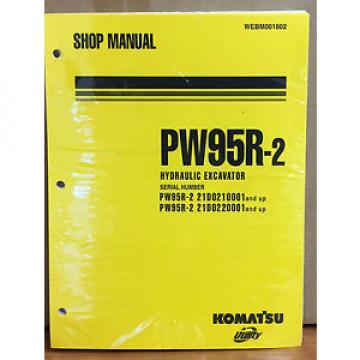 Komatsu Service PW95R-2 Excavator Shop Manual NEW REPAIR