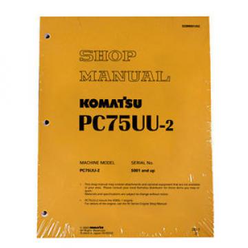 Komatsu Service PC75UU-2 Excavator Shop Repair Manual