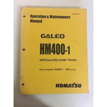 Komatsu HM400-1 Shop Service Manual Articulated Dump Truck
