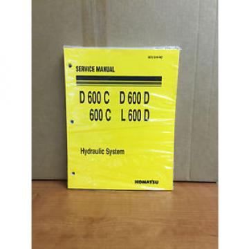 Komatsu D600 C D600 D  600C L600D Hydraulic System Service Repair  Shop Manual