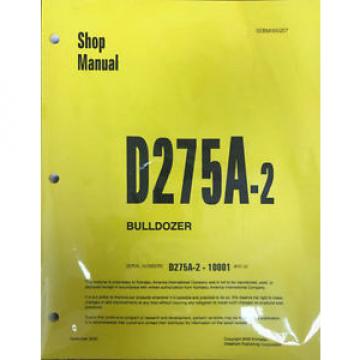 Komatsu D275A-2 Bulldozer Service Workshop Repair Printed Manual