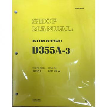 Komatsu D355A-3 Shop, Repair, Service, Manual - Bulldozer - Crawler - Bull Dozer