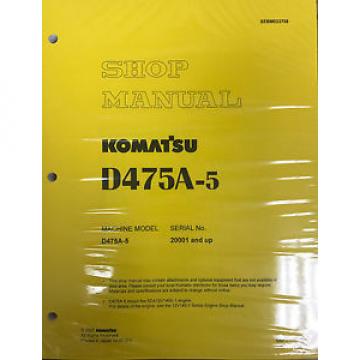 Komatsu D475A-5 Service Repair Workshop Printed Manual
