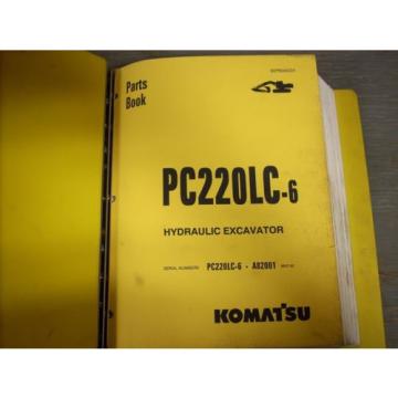 Komatsu Parts Book PC220LC-6  Excavator