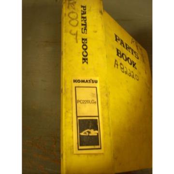 Komatsu Parts Book PC220LC-6 Hydraulic Excavator