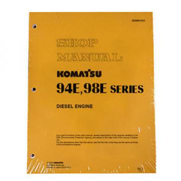 Komatsu Service Diesel Engines 94E, 98E Shop Manual