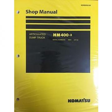 Komatsu HM400-3 Shop Service Manual Articulated Dump Truck