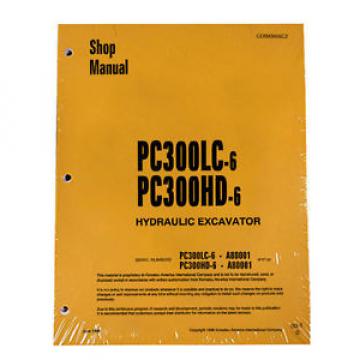 Komatsu Service PC300HD-6, PC300LC-6 Excavator Manual