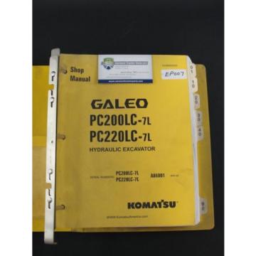 Komatsu Galeo PC200LC-7L excavator service shop repair manual CEBM005805