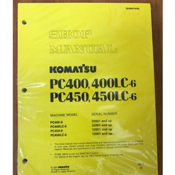 Komatsu PC400-6,PC400LC-6,PC450-6,PC450LC-6 Excavator Shop Repair Service Manual