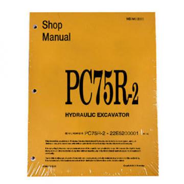 Komatsu Service PC75R-2 Excavator Shop Manual NEW #2