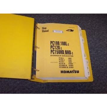 Komatsu PC100-3 PC100L-3 PC120-3 Hydraulic Excavator Shop Service Repair Manual