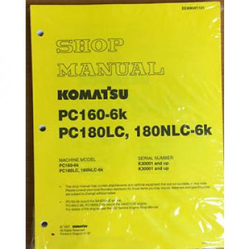 Komatsu Service PC160-6K, PC180LC-6K/NLC-6K Shop Manual