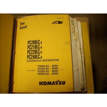 Komatsu Shop Manual PC200LC-6LE, PC210LC-6LE, PC220LC-6LE, PC250LC-6LE