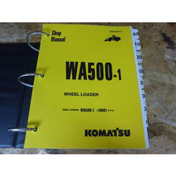 Komatsu WA500-1 Wheel Loader Shop Service Manual