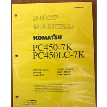 Komatsu  Hydraulic Excavator PC450-7K PC450LC -7K SHOP MANUAL Service Repair