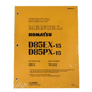 Komatsu D85EX-15, D85PX-15 Service Repair Printed Manual