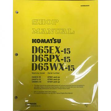 Komatsu D65EX-15, D65PX-15, D65WX-15 Service Repair Printed Manual