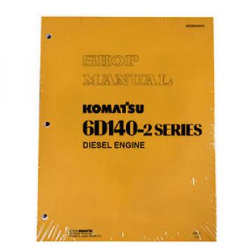 Komatsu 6D140-2 Series Diesel Engine Service Workshop Printed Manual